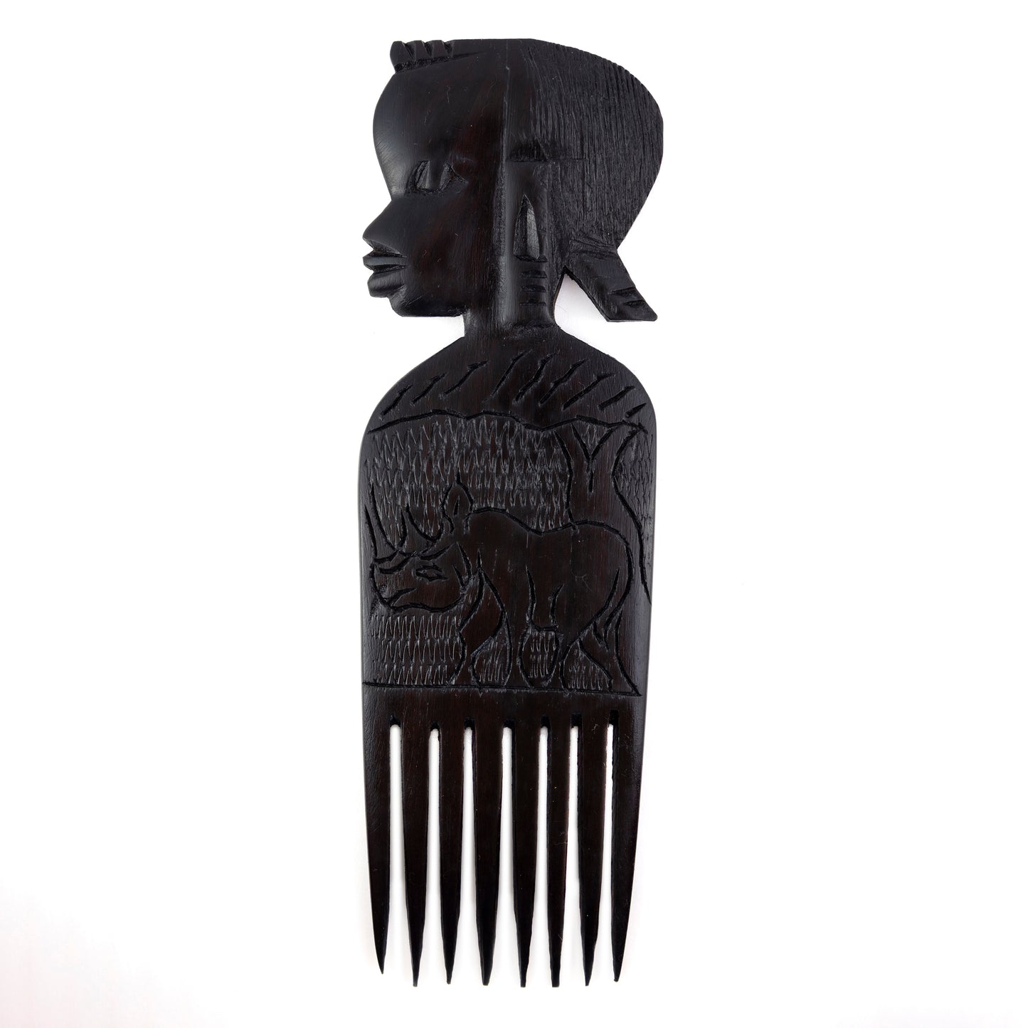 Black Ebony Afro Comb Female 1a