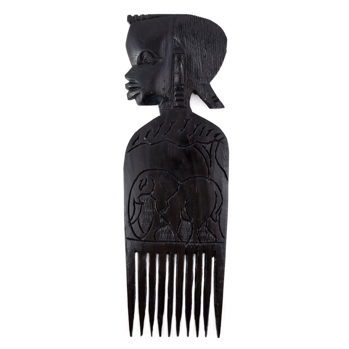 Black Ebony Afro Comb Female 1b