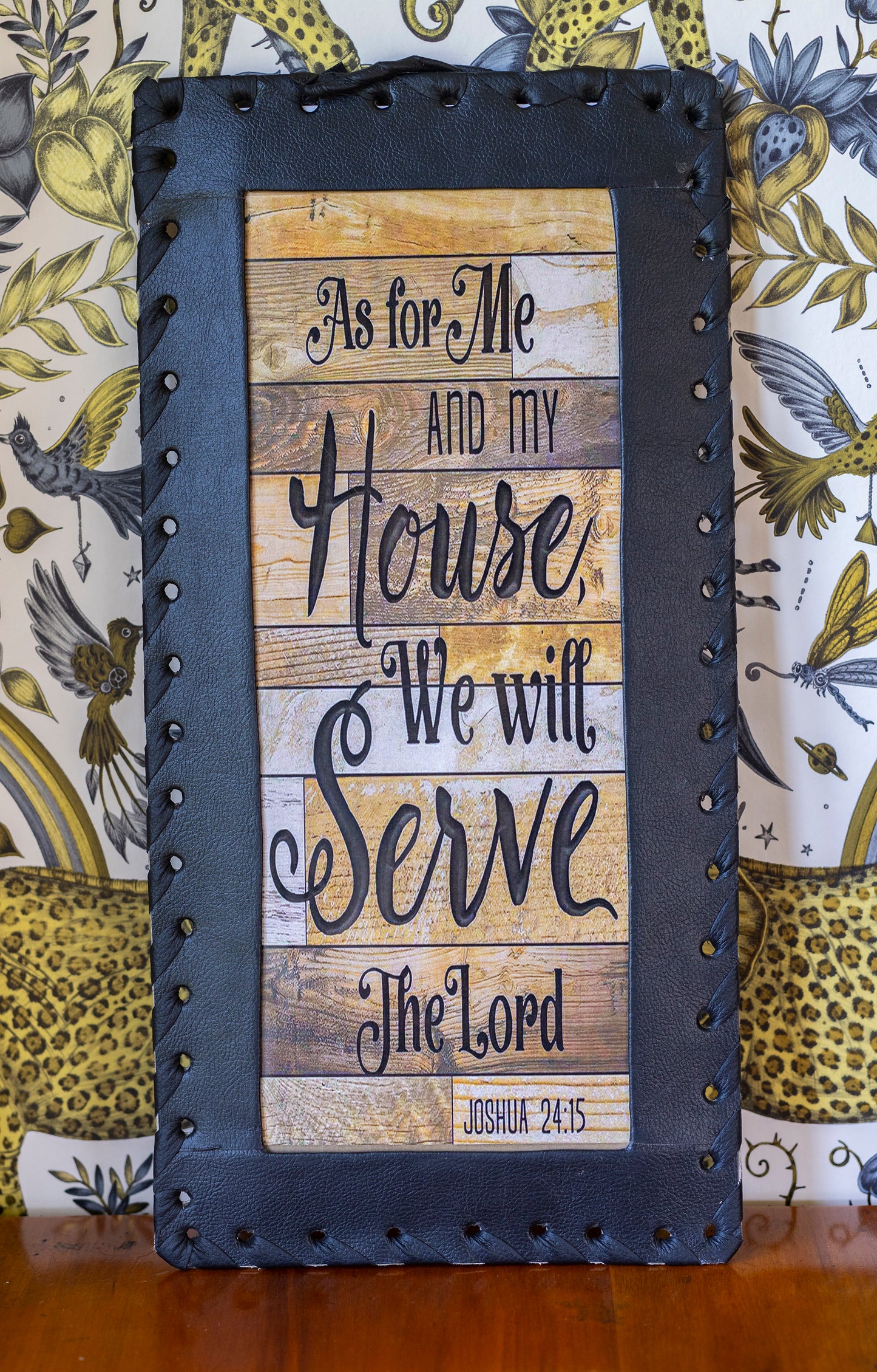 Kenyan Wall Art - Joshua 24.15 'As for me and my house we will serve The Lord'