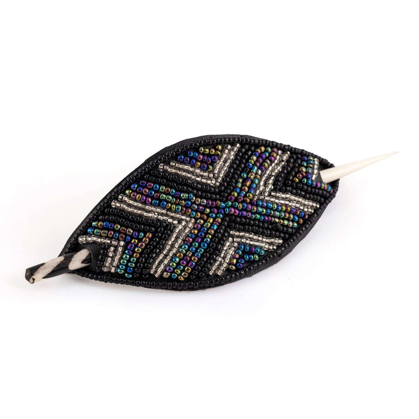 Maasai Beaded Hair Stick/Barrette 2