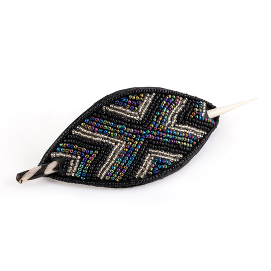 Maasai Beaded Hair Stick/Barrette 1