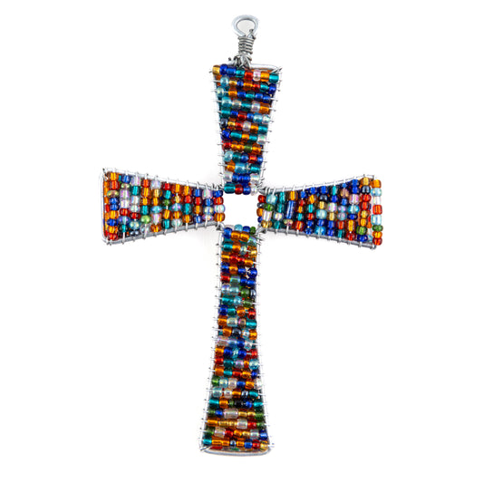 Beaded Cross Pendant 3