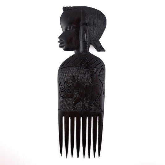 Black Ebony Afro Comb Female 1a