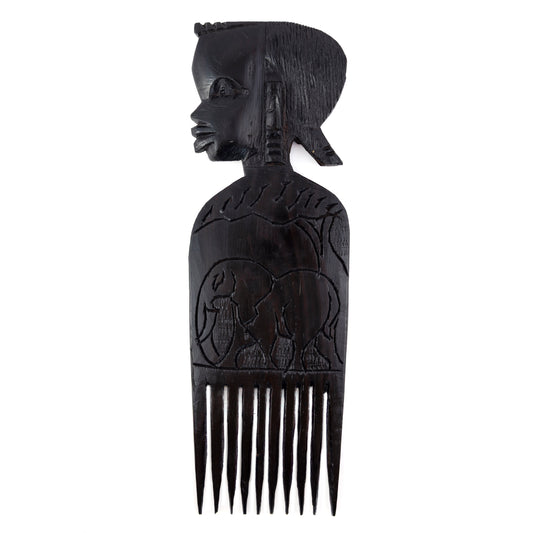Black Ebony Afro Comb Female 1b