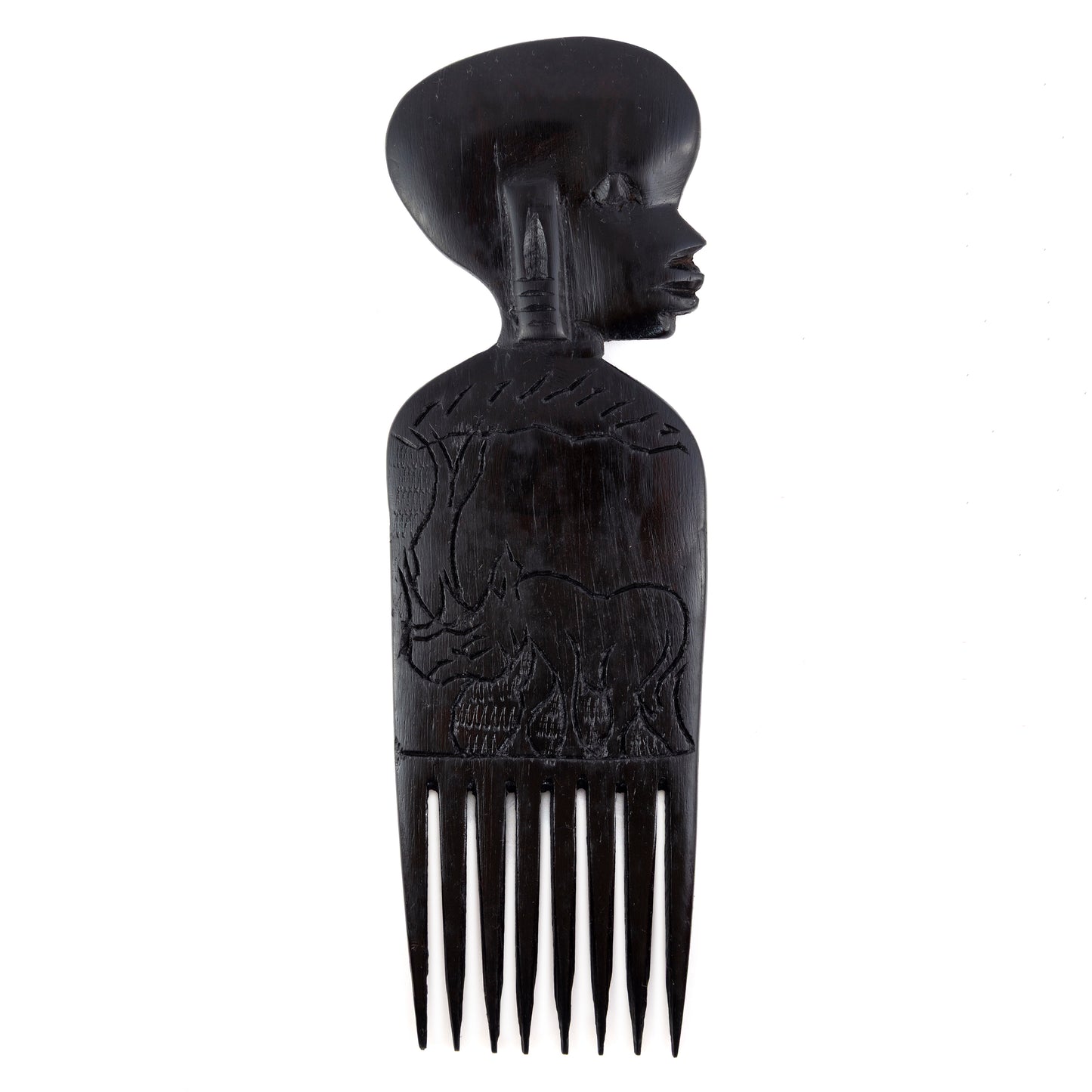 Black Ebony Afro Comb Male 2b
