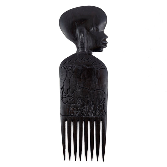 Black Ebony Afro Comb Male 2b