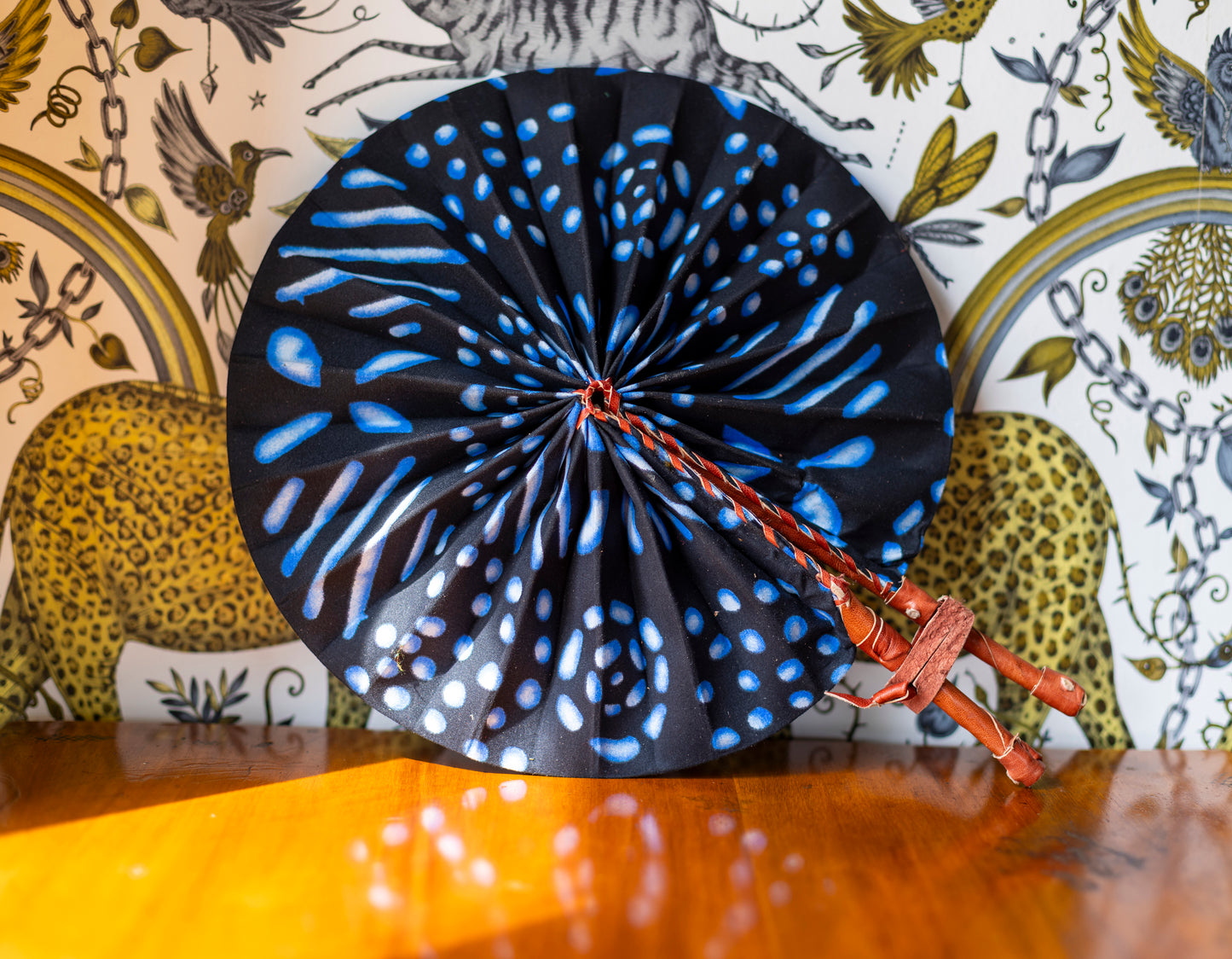 Ankara Wax Print Hand Fan 9