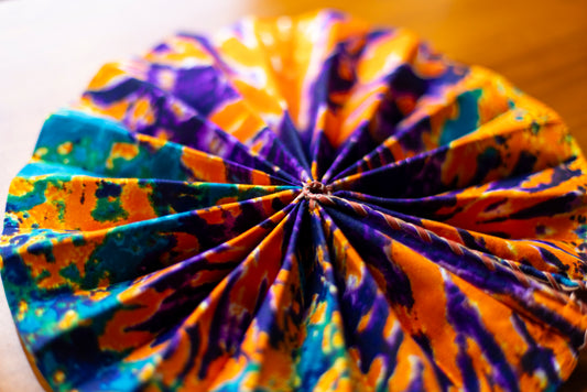 Ankara Wax Print Hand Fan 12