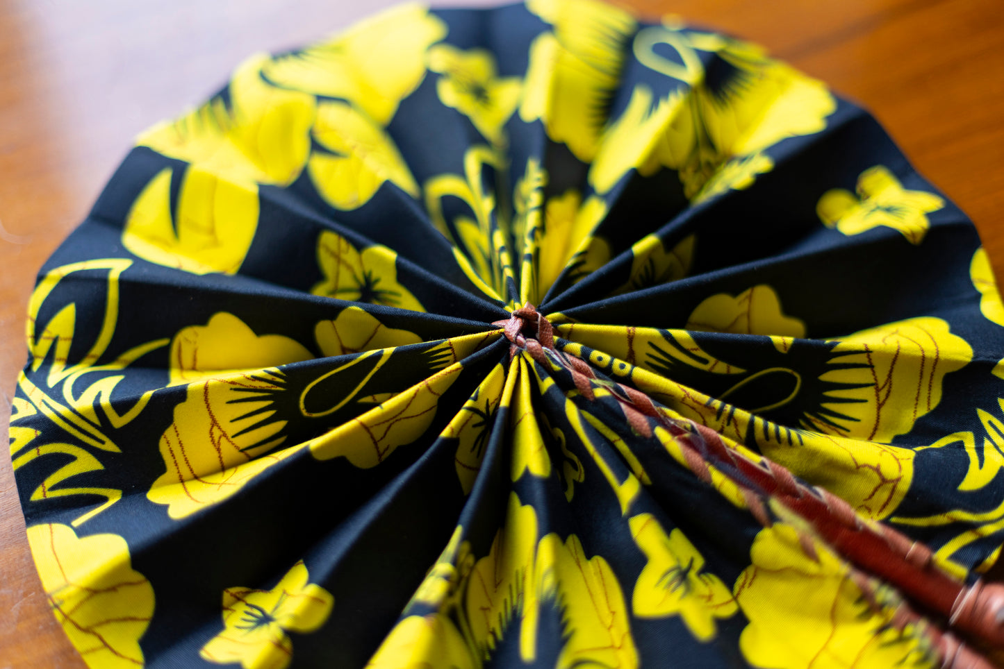 Ankara Wax Print Hand Fan 10
