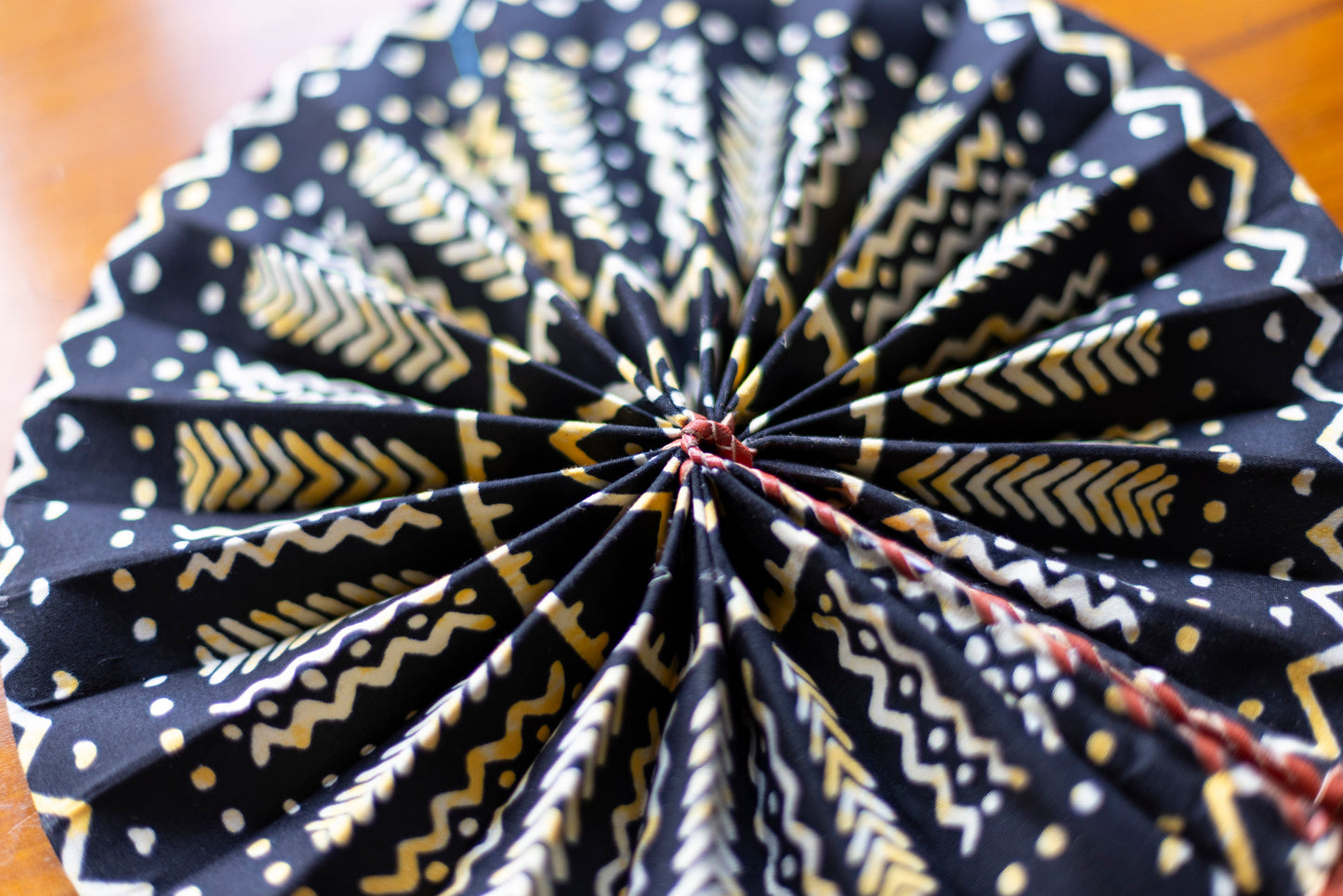 Ankara Wax Print Hand Fan 15