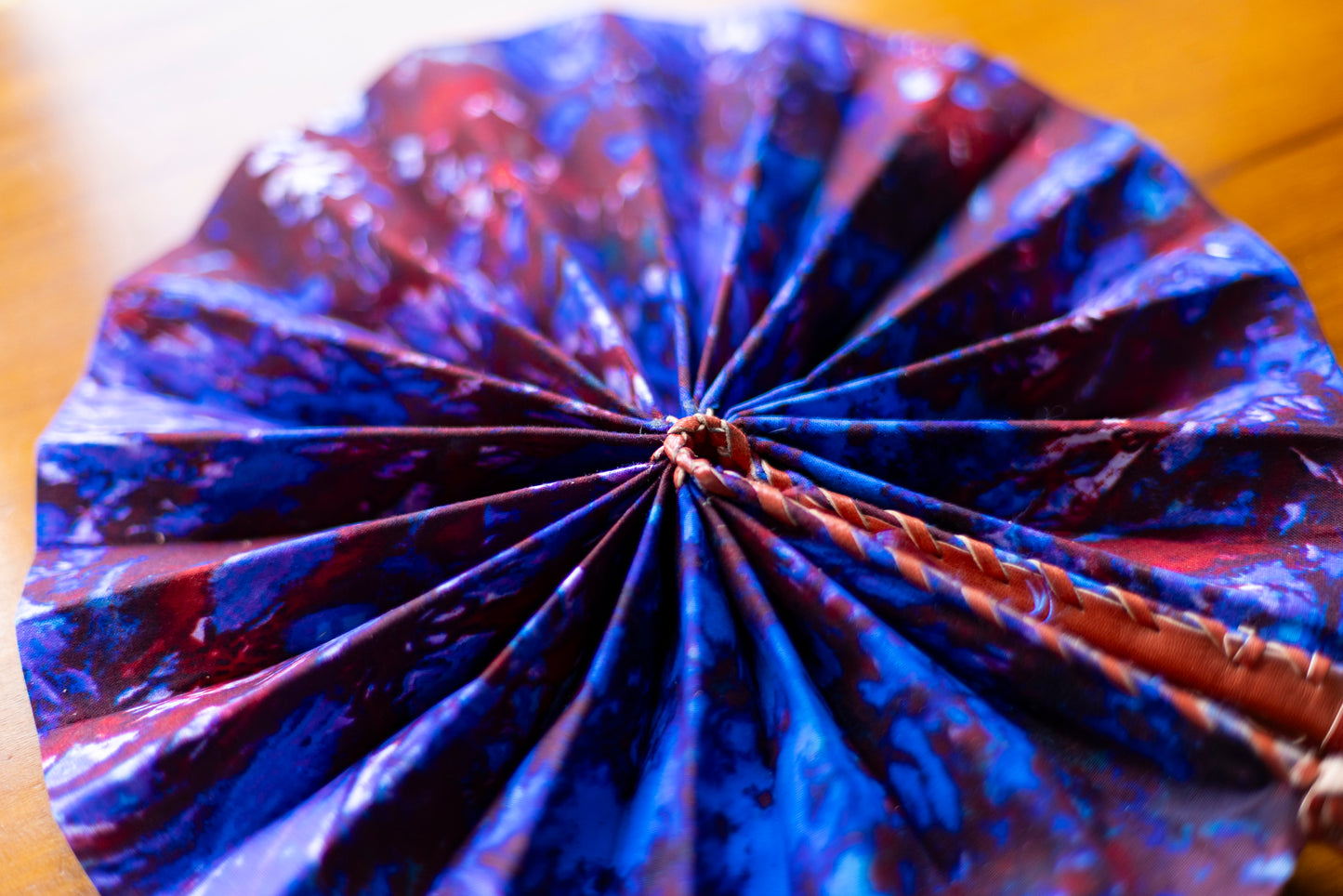 Ankara Wax Print Hand Fan 7