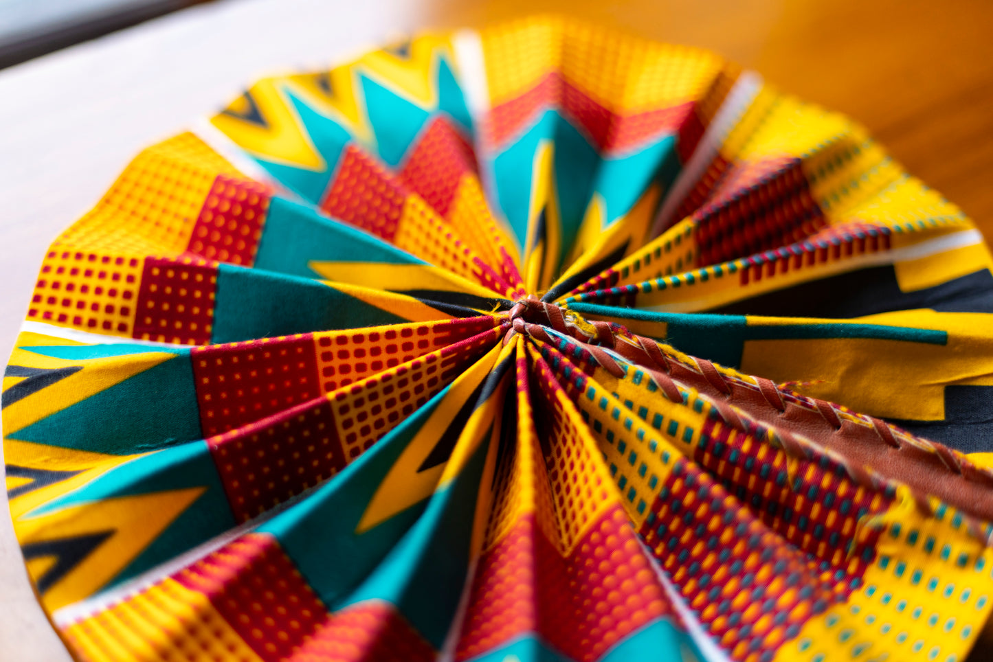 Ankara Wax Print Hand Fan 13