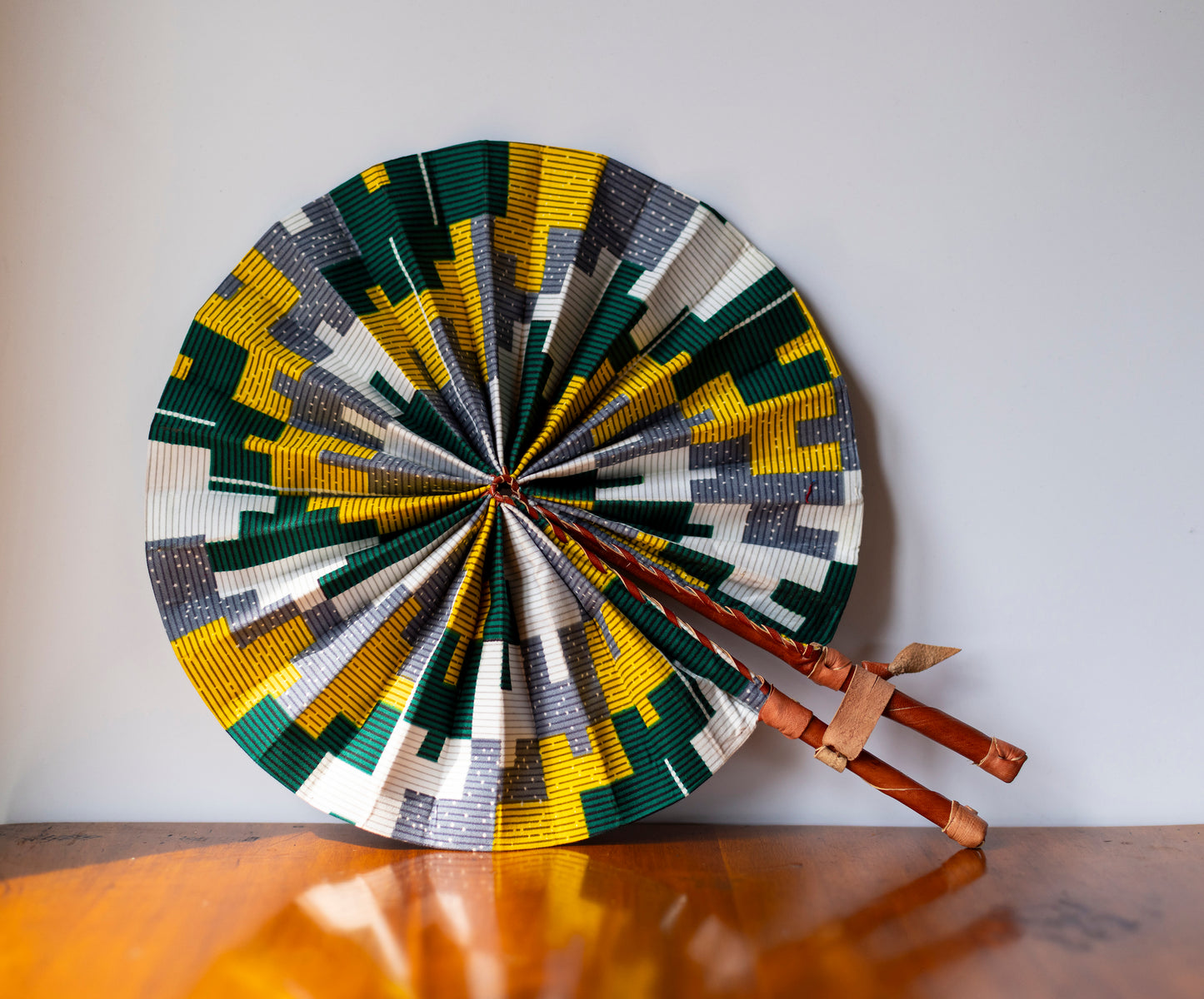 Ankara Wax Print Hand Fan 14
