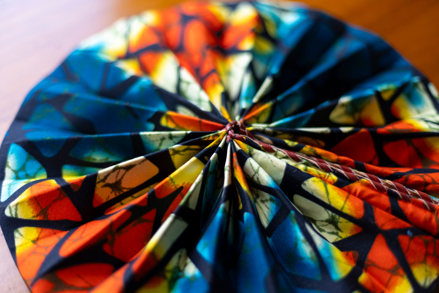 Ankara Wax Print Hand Fan 11