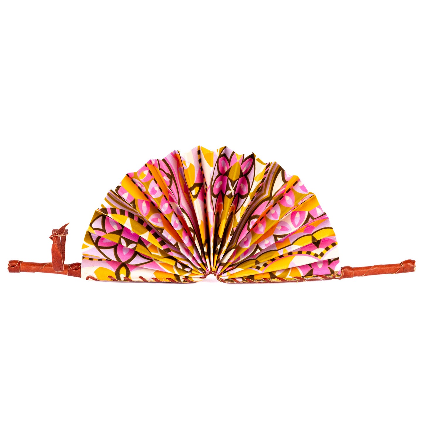 Ankara Wax Print Hand Fan 5