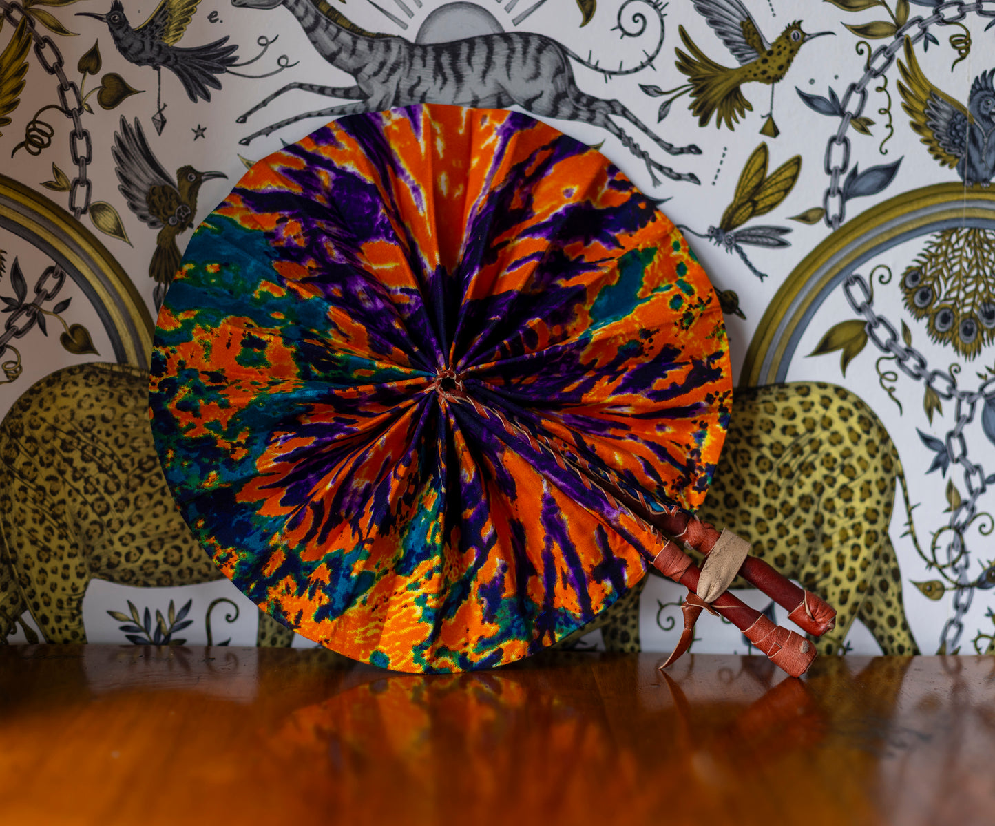 Ankara Wax Print Hand Fan 12