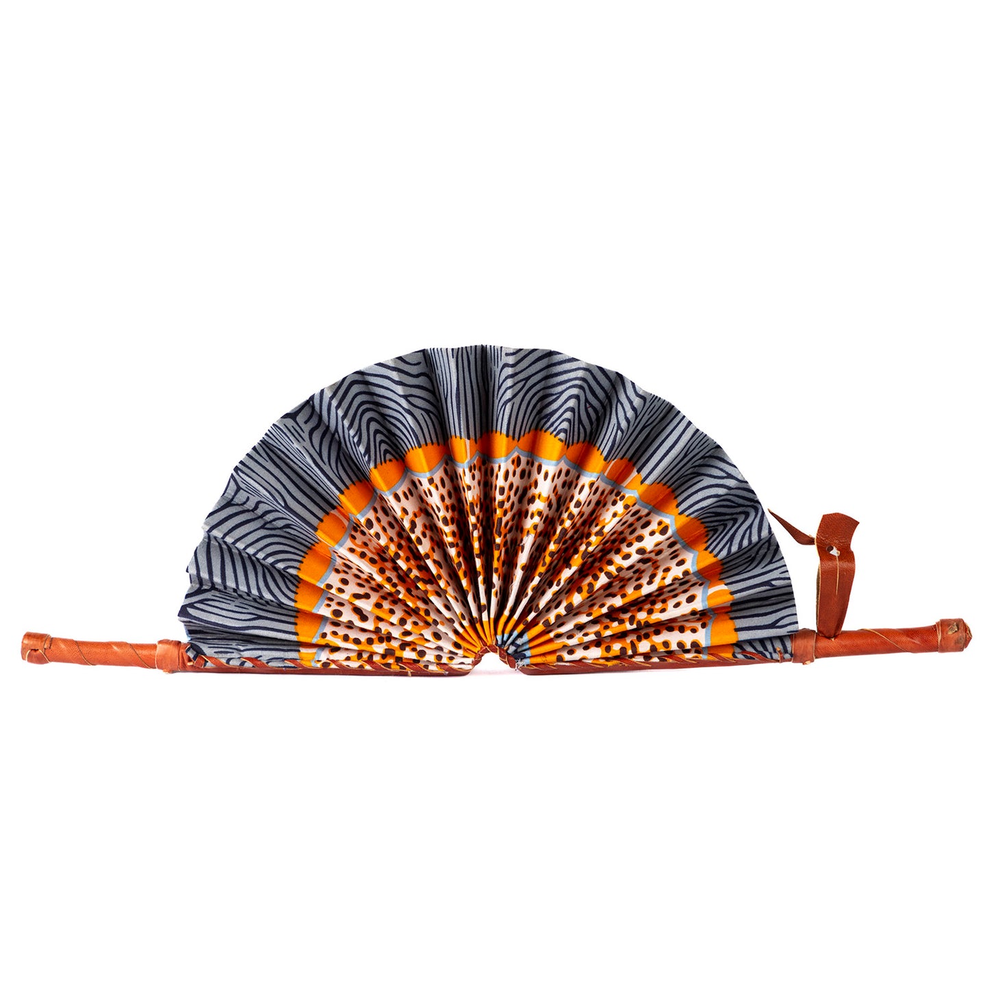 Ankara Wax Print Hand Fan 2