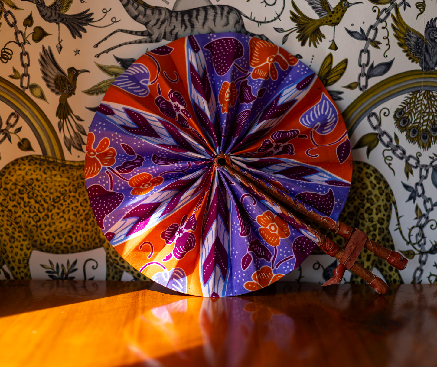 Ankara Wax Print Hand Fan 6