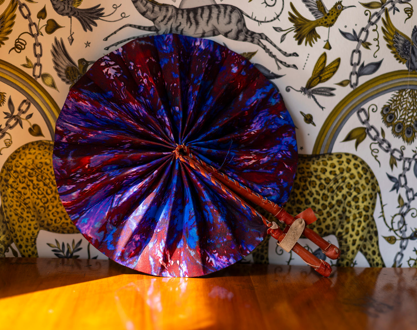 Ankara Wax Print Hand Fan 7