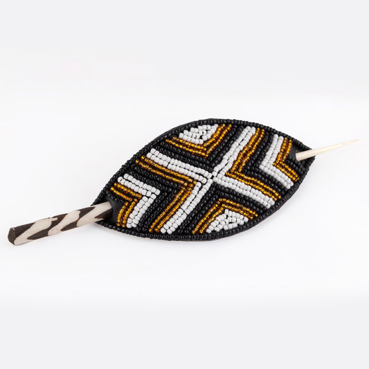 Maasai Beaded Hair Stick/Barrette 3