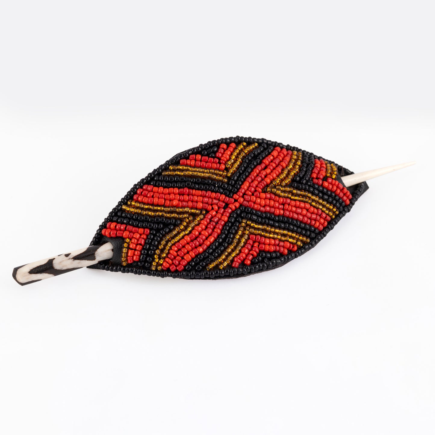 Maasai Beaded Hair Stick/Barrette 4