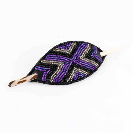 Maasai Beaded Hair Stick/Barrette 7