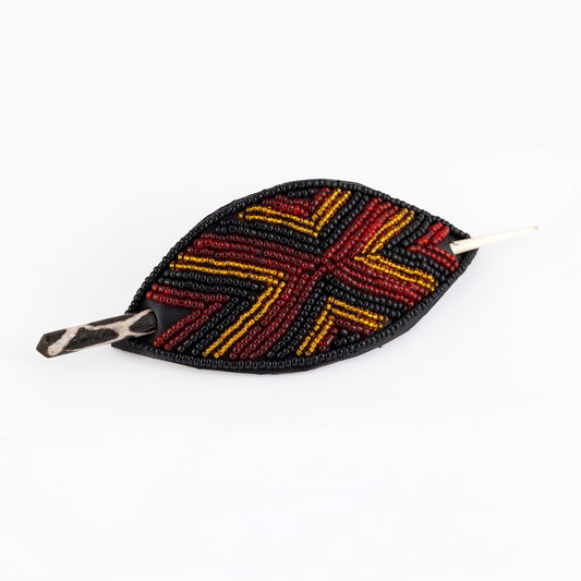 Maasai Beaded Hair Stick/Barrette 9