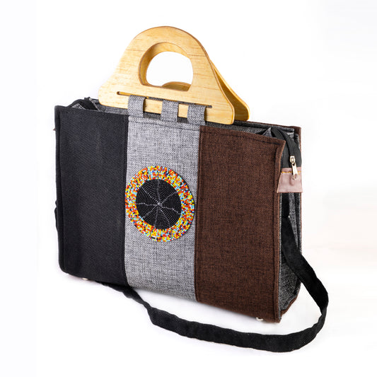 Large Beaded Handbag