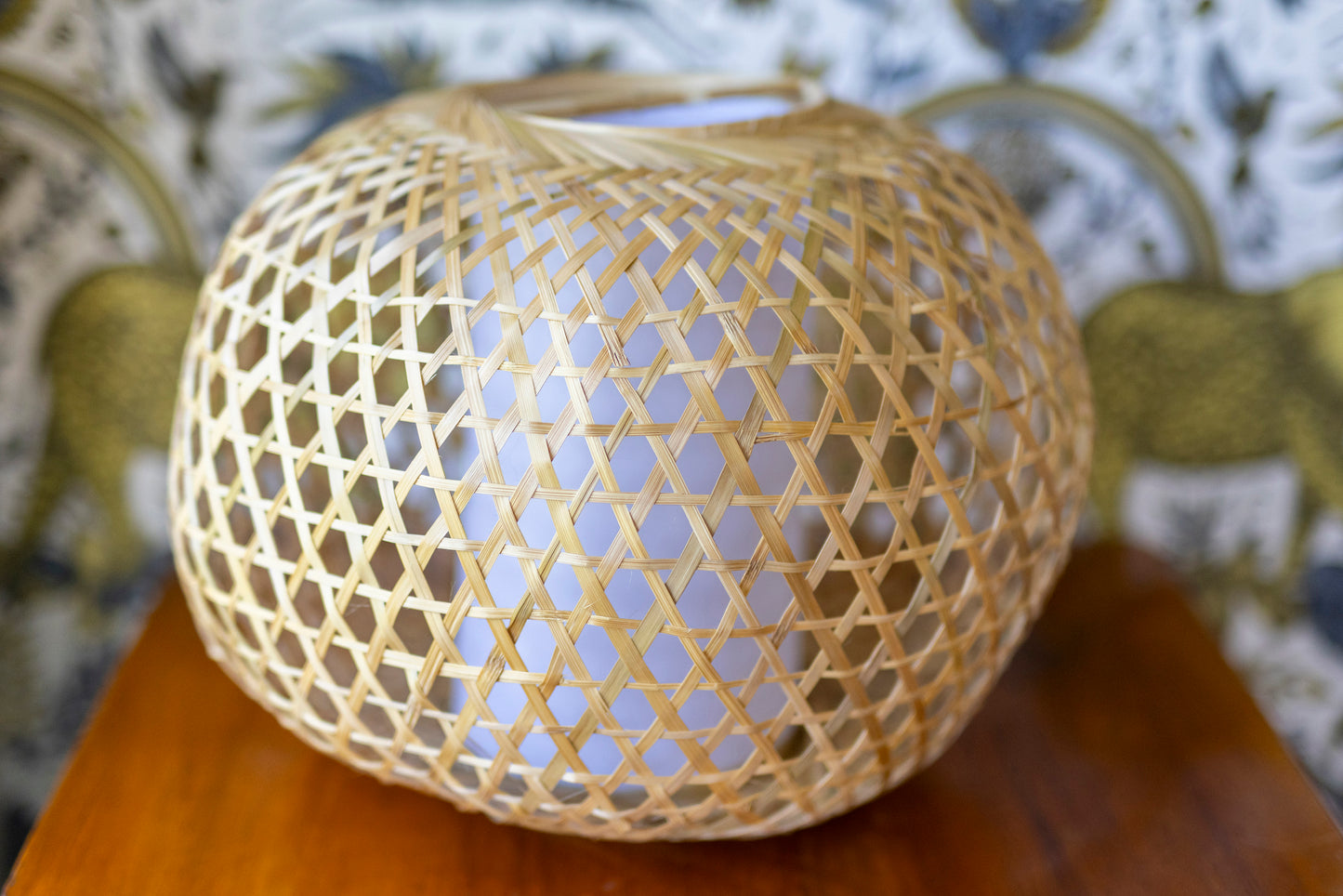 Large Round Rattan Pendant Lamp Shade