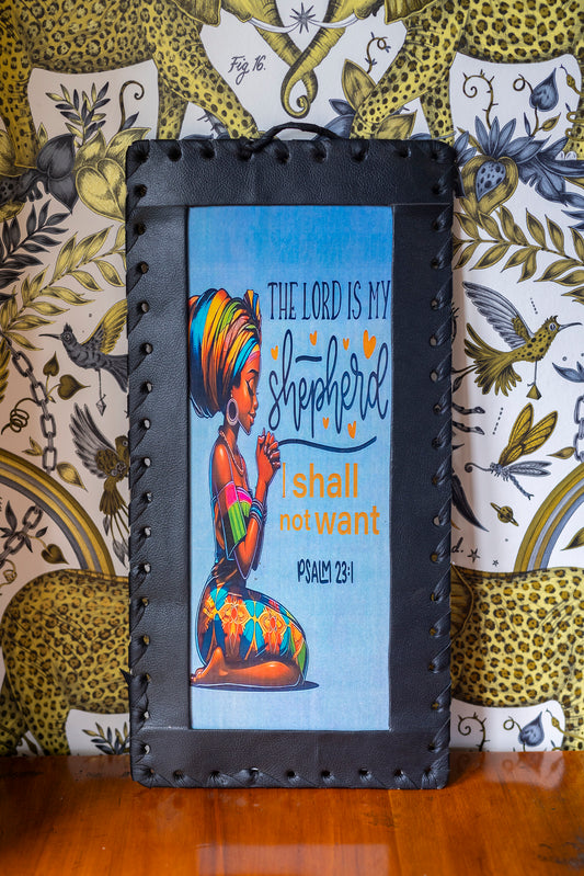 Kenyan Wall Art - Psalm 23 'The Lord is My Shepherd'