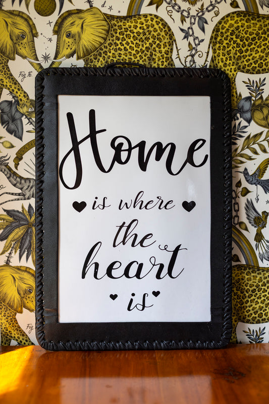 "Home is Where the Heart Is" Wall Art