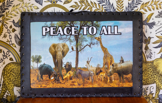 Kenyan Wall Art - 'Peace To All'