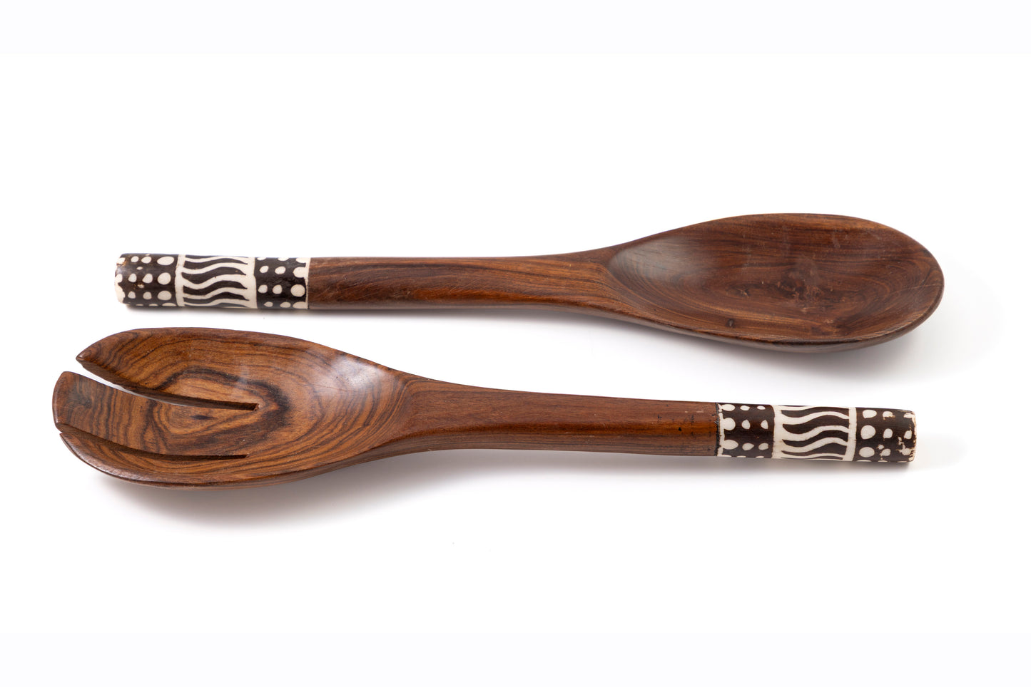 African Rosewood Salad Servers