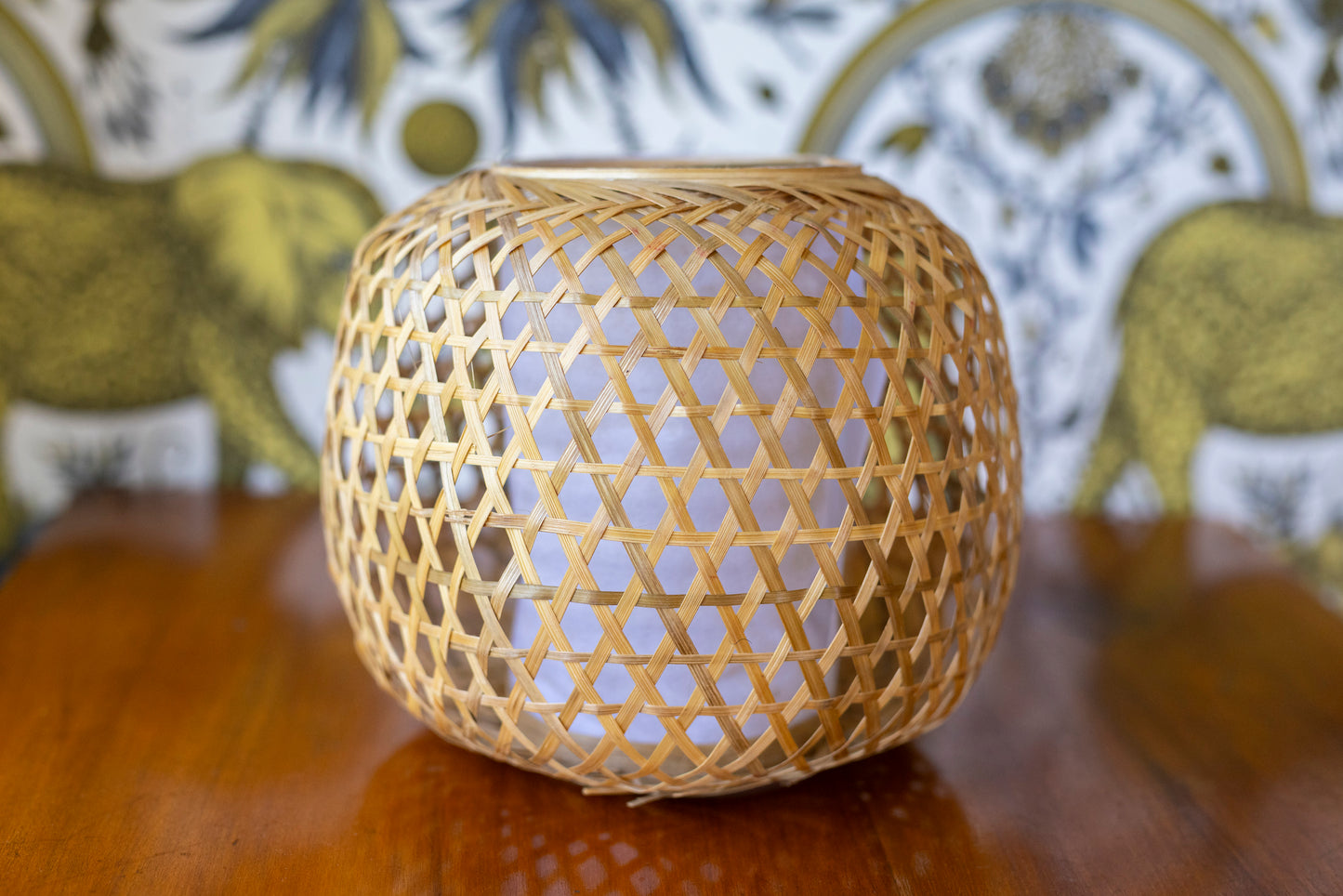 Small Rattan Pendant Lampshade